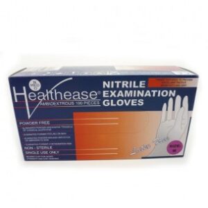 Healthease Examination Gloves Non-Sterile Blue Nitrile
