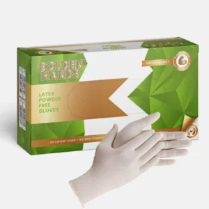 Golden Hands Powder Free Latex Gloves