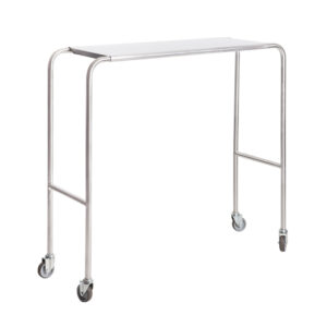 Full Stainless Steel Fixed Height Overbed Table