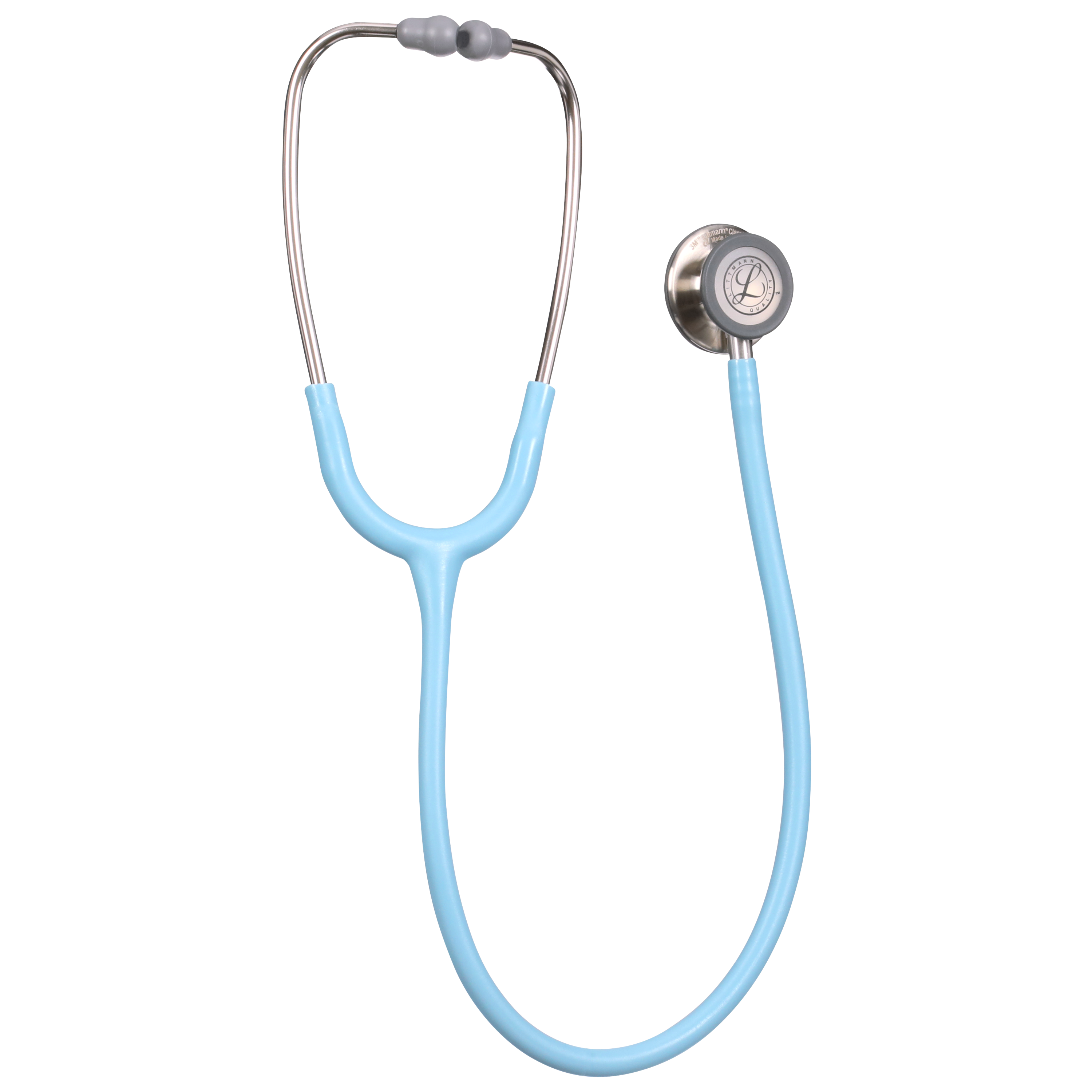 Littmann® Classic III™ Stethoscope, Stainless-finish Chest piece, Limited Edition Marine Blue Satin Tube - Image 2