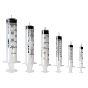 Syringe 3-Part Luer Slip Concentric / Eccentric