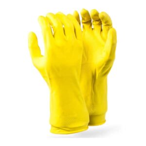 Yellow Household Latex Gloves