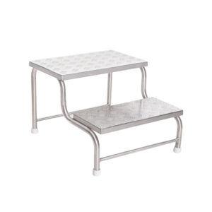 Double Foot Stool - Aluminum Top