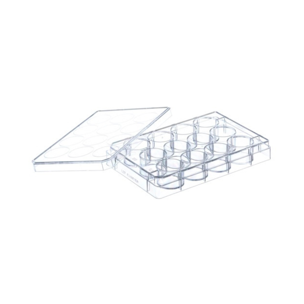 CELLLSTAR® 12 Well Cell Culture Multiwell Plates with Lids