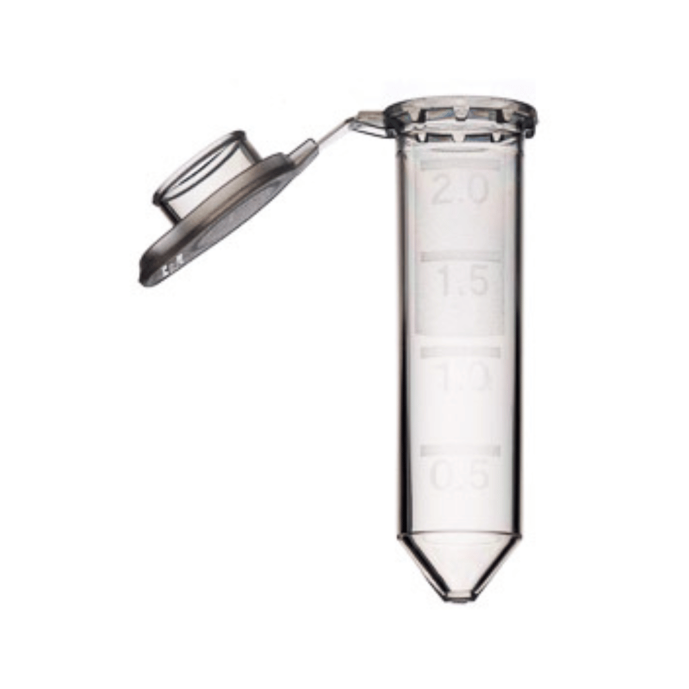 Reaction Tube with Clear Cap, 2ml, PK1000