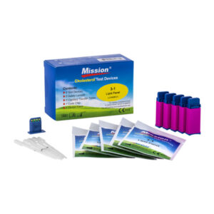 Mission Cholesterol Test 3-1 Lipid Panel Strips 5's